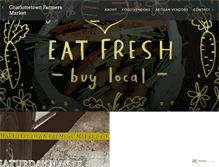 Tablet Screenshot of charlottetownfarmersmarket.com
